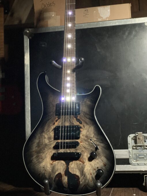 Buckeye Burl Astra DC with LED Inlays (Certified Used) 6